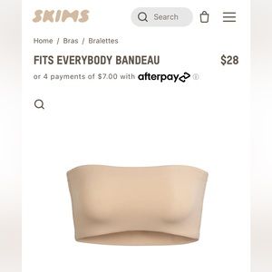 Skims bandeau bra